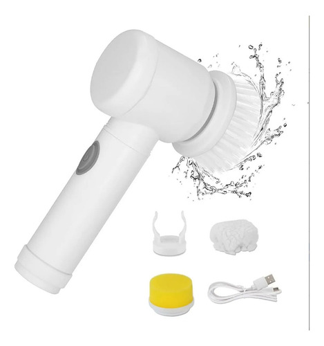 Cepillo Lavavajillas Eléctrico Para Cocina Y Baño Recargable