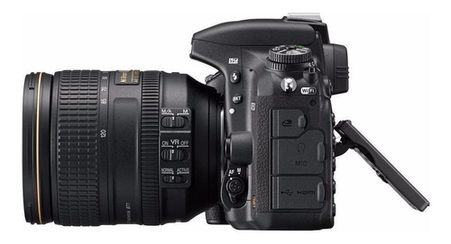 Nikon Kit D750 + lente 24-120mm VR DSLR color negro