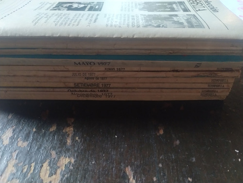 Revista Todo Es Historia Año 1977. Números Varios (Usado)