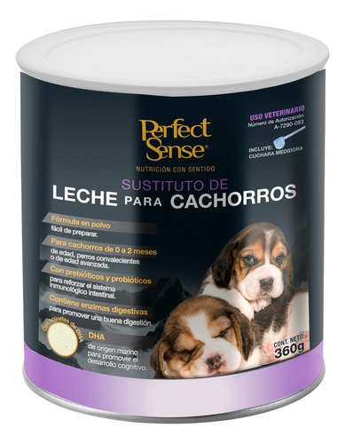 Perfect Sense Formula Leche Polvo Sustituto Cachorros 360g