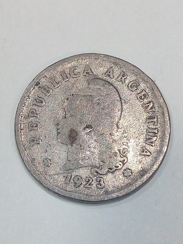 Moneda De 10 Centavos Argentina Año 1923