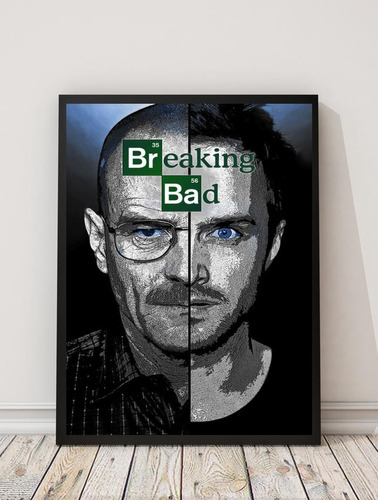 Serie Breaking Bad - Cuadro (30×40 -marco Negro)