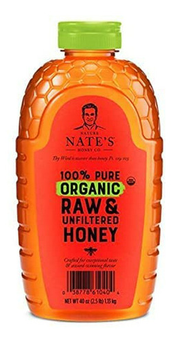 Miel Orgánica Nature Nate's 100% Pura (40 Oz.)