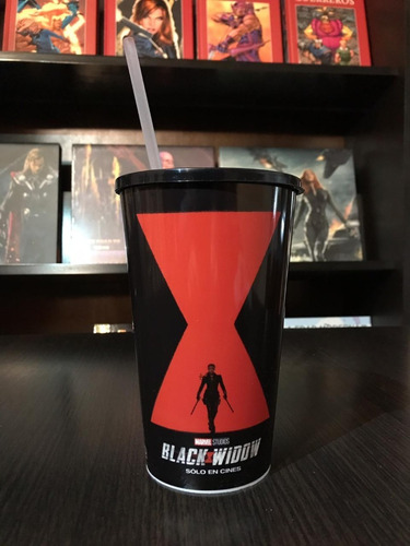 Vaso De Cine Black Widow / Viuda Negra