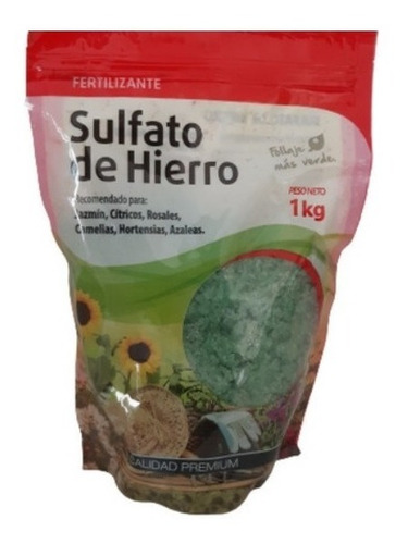 Sulfato De Hierro Fertilizante La Jardinera 1 Kilo