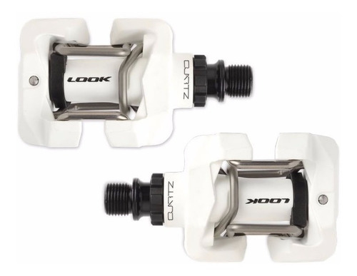 Pedal Mtb Look Quartz Il Branco Com Tacos