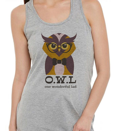 Musculosa One Wonderful Lad Buho Owl