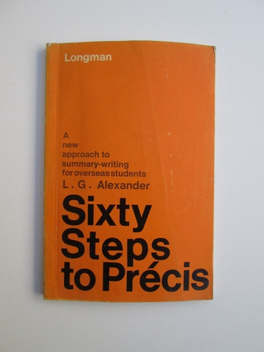 Libro  Sixty Steps To Precis 