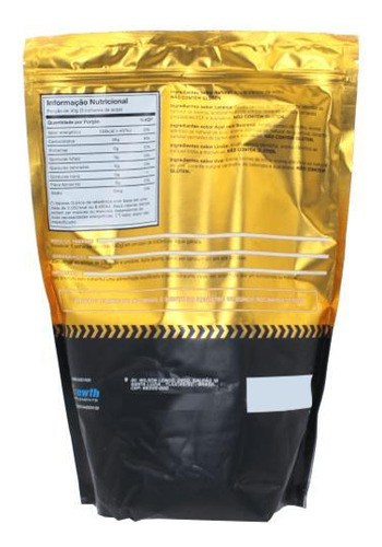 Waxy Maize Growth 1kg Suplemento Para Alto Desempenho Treino