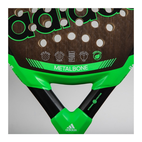 Imagen 3 de 3 de Pala De Padel adidas Metalbone Green 2022