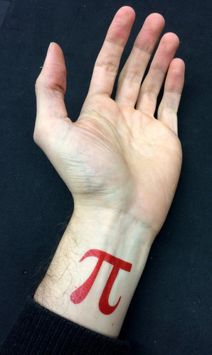 Tatuajes Temporales Del Símbolo Pi, Recuerdos De Fiesta De