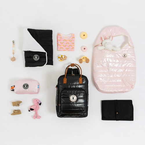 Imagen 9 de 10 de Mochila Baby Bag Patagonia Diamond Negro Legion Extranjera