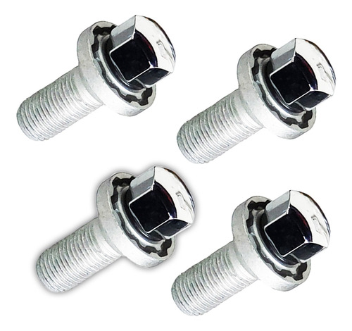 4 Tornillos De Seguridad Farad Italiano Chevrolet Gm Meriva