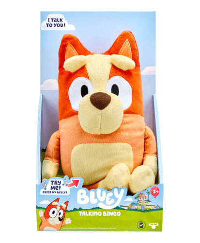 Peluche Bingo Bluey Sound Effects Talking Bingo