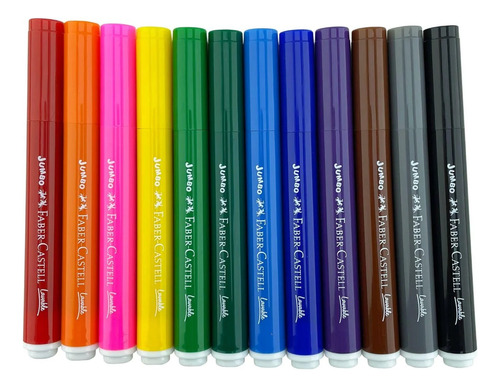 Lápices Scripto Jumbo 12 Colores Lavables