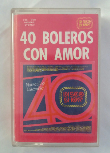 Maracaibo Ensemble 40 Boleros Con Amor Cassette