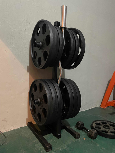 Disco Para Pesas Ztasteel Rack De Discos De 10kg De Hierro X Unidad