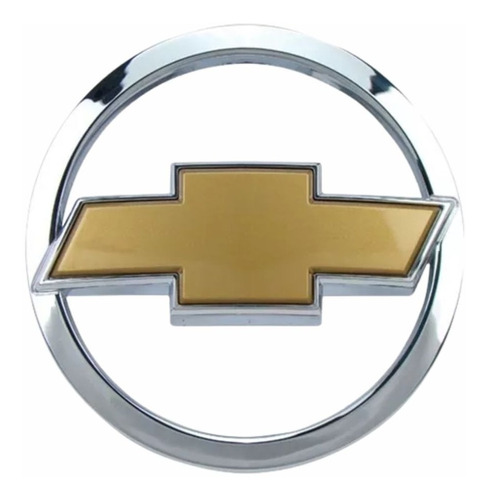 Emblema Chevrolet Grade Celta Prisma 2009 2010 Dourado