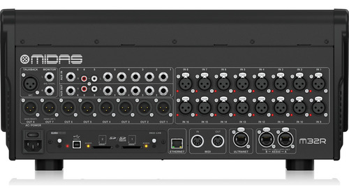 Mesa De Som Digital Midas M32r Live 40 Canais 16 Preamps