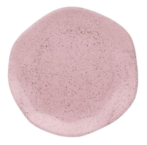 Conjunto De 6 Pratos Sobremesa Ryo Pink Sand 77359 21,5cm Rosa Claro Oxford