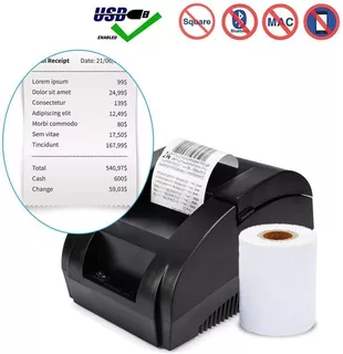 Pos Impresora Termica Tickets Usb 58mm