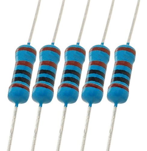 Uxcell Resistor Pelicula Metalica 1 W % 2 500 X K Ohm