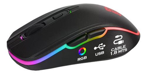 Mouse Gamer Rgb Ttesports 3200dpi 6 Botones Óptico Pcreg