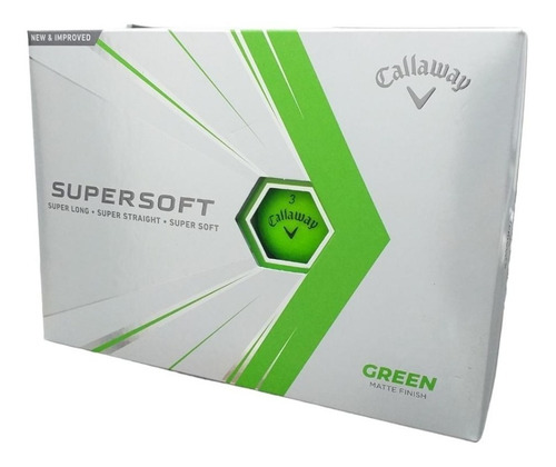 Kaddygolf Pelotas Golf Callaway Supersoft - Caja X12 - Verde