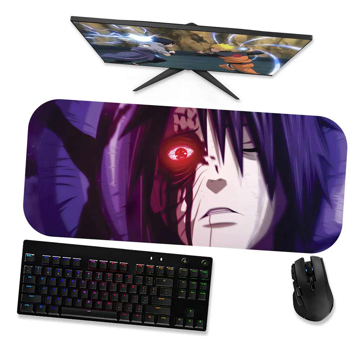 Mousepad Gamer Grande 70x30 - Obito Uchiha 4