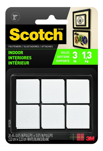 Scotch Sujetador Multiuso Gancho Lazo Para Usoen Color 7