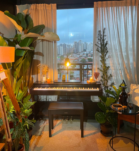 Piano Digital Yamaha Arius Ydp-103 Rosewood Marrom C/ Banco (Usado)