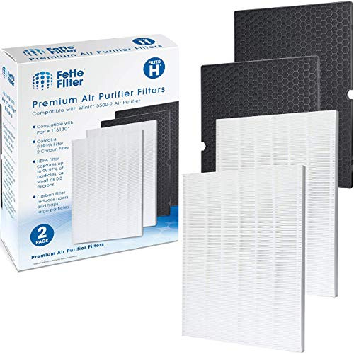- 2 Juegos De Filtros De Repuesto Premium H True Hepa C...