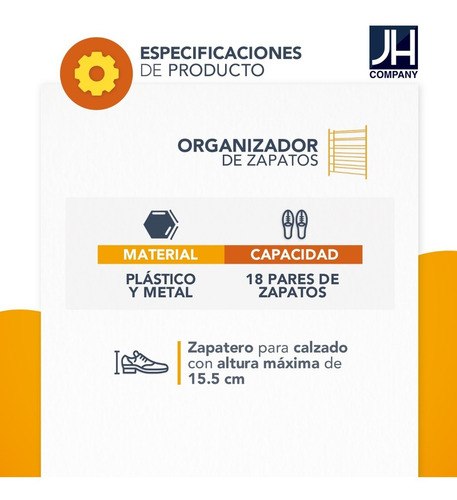 Imagen 7 de 7 de Zapatera Organizador Armable 18 Pares Decoracion Hogar 9919