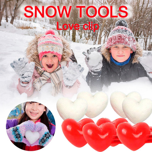 Herramienta De Moldeo En Forma De D Snow Snowball Maker Clip