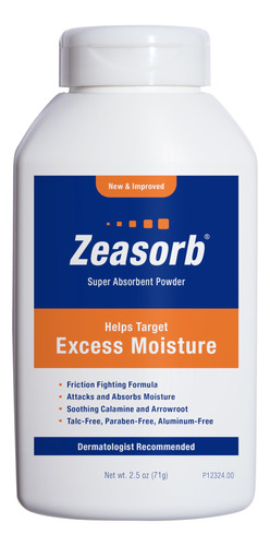 Zeasorb Polvo Superabsorbente Para Pies Y Cuerpo Con Control