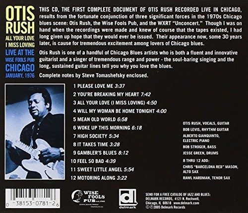 Cd All Your Love I Miss Loving Live At The Wise Fools Pub..