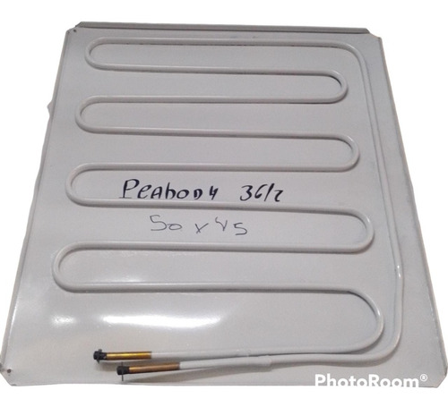Placa Evaporadora Aluminio Peabody Mod. 36/2---medidas:45x50