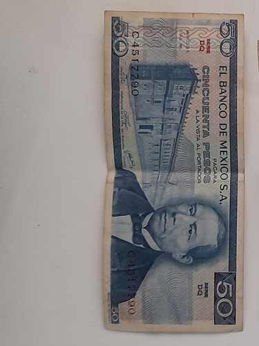 Billete De 50 Pesos De 1976