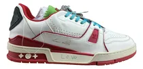 Comprar Tenis  Louis Vuitton Zapatillas Lv Trainer Limitadas Por Flash Rojo Y Blanco