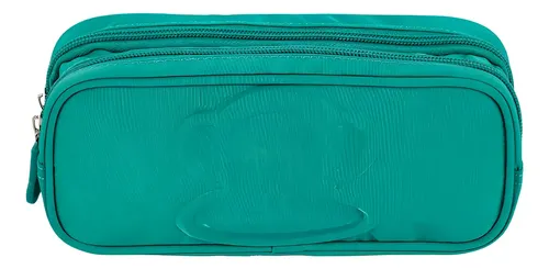 Estojo 2 Compartimentos Paul Frank T03 - Esmeralda Cor Verde