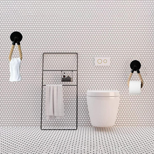 Toallero De Pared Con Soporte Para Rollo De Papel Higiénico