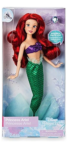 Disney Ariel - Muñeca Clasica Con Anillo Diseño De La 