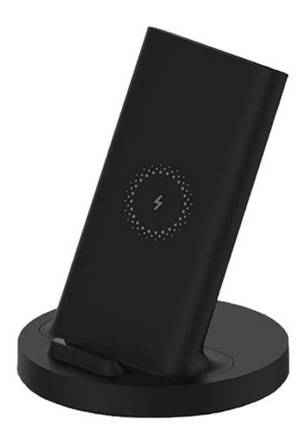 Imagen 1 de 5 de Cargador Xiaomi Mi Wireless Stand Inalámbrico 20w + Cable C Negro
