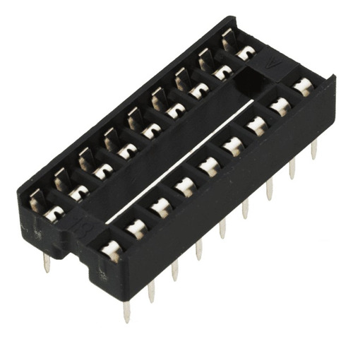 40 Piezas Base Socket Para Circuito Integrado 18 Pines Dip18