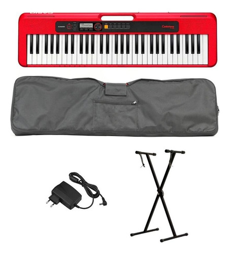 Kit Teclado Casio Ct-s200 Vr + Bag + Suporte