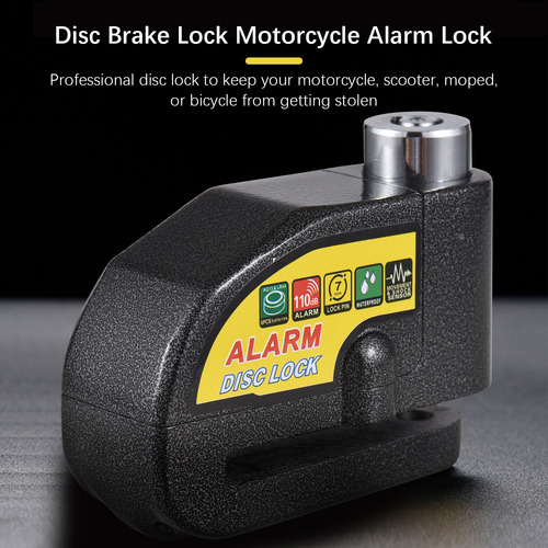Bloqueo Antirrobo, Alarma De Disco, Alarma De Disco, Motocic