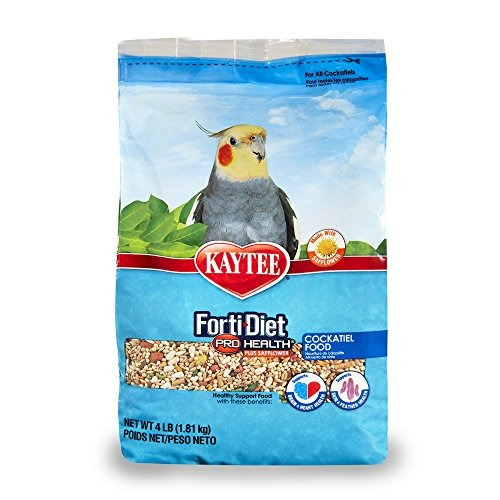 Kaytee Fortidiet Pro Health Cockatiel Comida Con Cártamo