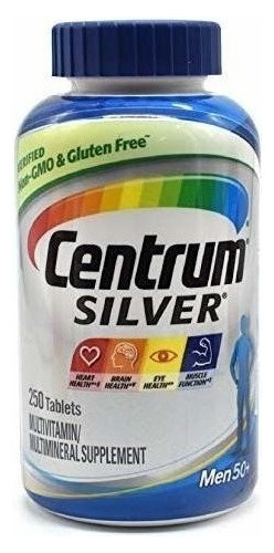 Centrum Silver Hombres 50+ Multivitaminico Mineral 250 Tab