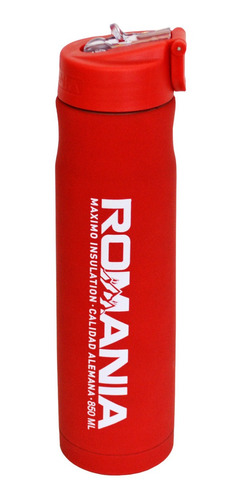 Imagen 1 de 1 de Botella Termo Personal Cantimplora 850ml Deportiva Rojo