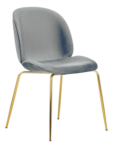 Silla Elegante Dorado Tapiz Terciopelo Colores